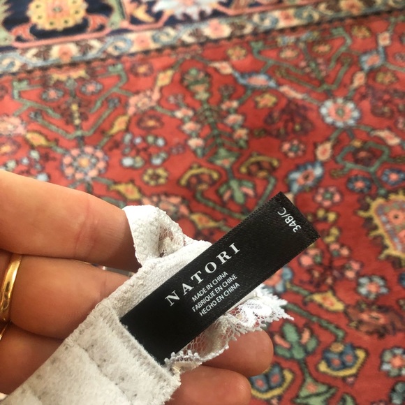 Natori Devotion Full Coverage Bralette in Mink/ Warm White - Picture 9 of 12